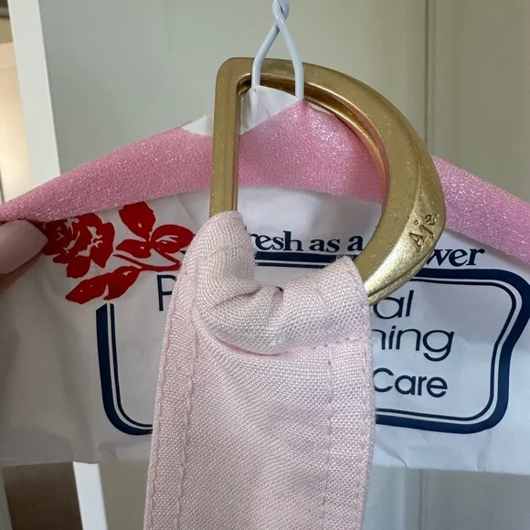 AJE Clay Belted Midi Dress in Pastel Pink, AU 6 / US 2 - Picture 13 of 13